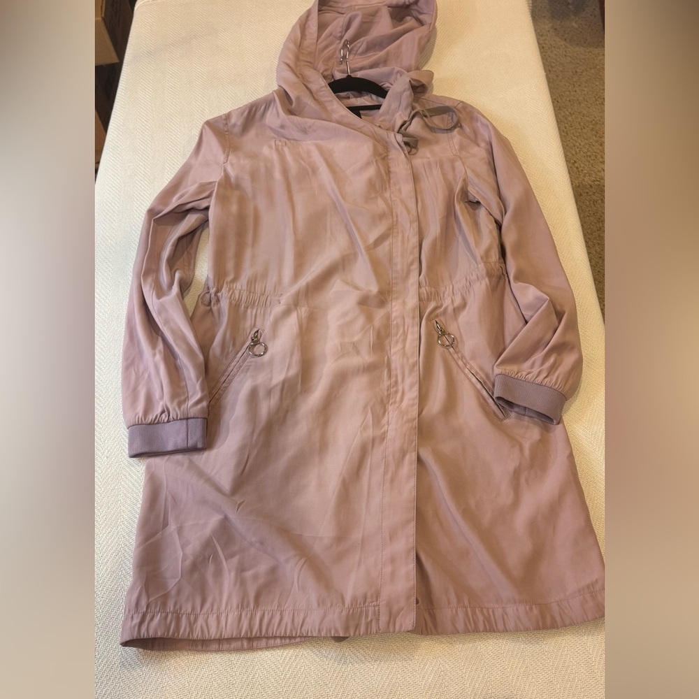 EXPRESS WOMENS LIGHT PURPLE (Sea Fog Purple) UTILITY VERSATILE JACKET - S